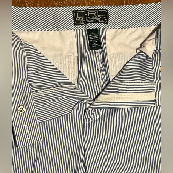 NWT Ralph Lauren Women’s Pin Stripe Bermuda Shorts - Picture 3 of 7